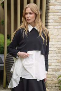 TRELISE COOPER ONE CROP SHOP SWEATER