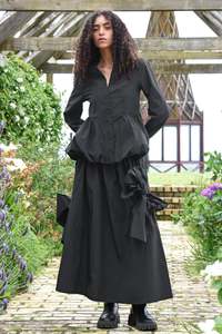 Winter 2026: COOP GO BIG OR BOW HOME SKIRT-BLACK