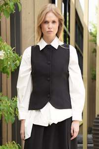 Winter 2026: TRELISE COOPER VEST IS BEST VEST-BLACK