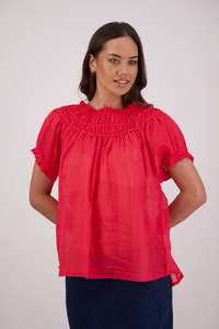 Briarwood: BRIARWOOD POLLY TOP-RED