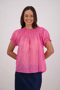 Briarwood: BRIARWOOD POLLY TOP-PALE PINK