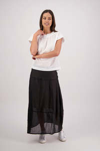 Briarwood: BRIARWOOD TUTTI BUBBLE SKIRT-BLACK