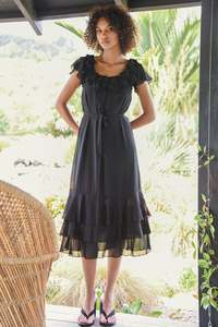 COOP FLOAT ON BY DRESS-BLACK