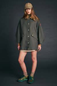 KAREN WALKER TILLER JACKET-DARK OLIVE