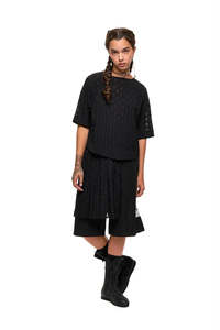 Nom D: NOMD NEW DISCUS TOP-BLACK CHECKERBOARD