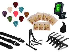 Acoustic Guitar: Guitar Accessories Set