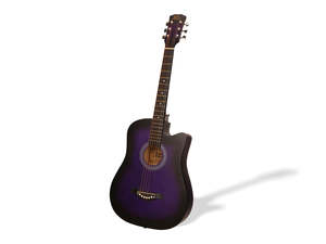 DS 38'' Acoustic Guitar - Purple