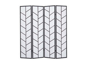 Room Divider: 4-Panel Room Divider D P1 - Black