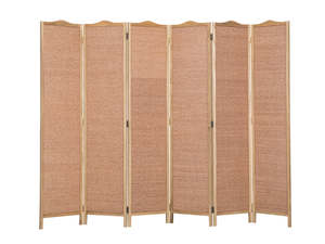 Room Divider: 6-Panel Room Divider D S2 - Brown