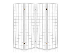 Room Divider: 4-Panel Room Divider C M1 - White
