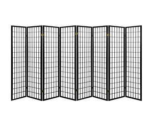 Room Divider: 8-Panel Room Divider C M1 - Black
