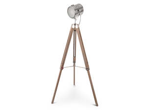 Lamp: Flack Tripod Floor Lamp - Antique Ash