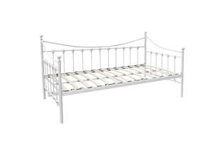 Day Bed: Sierra Metal Day Bed - White