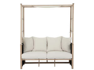 Day Bed: Steel Day Bed with Canopy