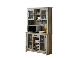 Wine Rack: Grey Multifunctional Wine Cabinet