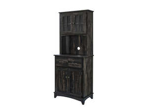 Wine Rack: Brook Wine Cabinet - Charcoal