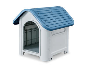 Plastic Dog House - Blue