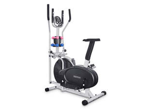 Excercycle: Elliptical Trainer With Dumbell