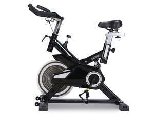 Excercycle: 18kg Flywheel Exercise Spin Bike – Grey