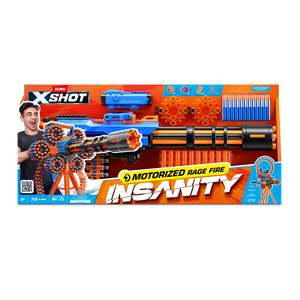 ZURU X-Shot Insanity S1 Motorized Rage Fire Gatling Gun (72 Darts)