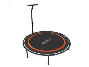 Trampoline: Mini Trampoline with Handle 48-inch - Orange