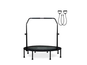 Trampoline: DS Mini Trampoline with Handle 48-inch - Black