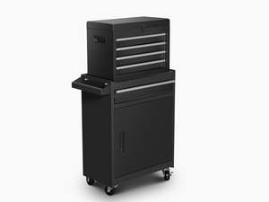 Tools Storage: Tool Cabinet Compact Combo Black