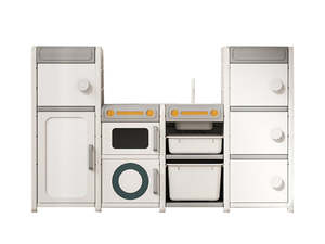Nursery Furniture: Storage Shelf With Drawing Board