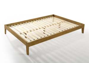 Sovo Bed Frame Oak - Queen