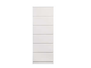 Wellington Displayed Dont Delete It Please: Enkel 6-Drawer Slim Tallboy