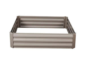 All: Galvanized Steel Garden Bed 120x120x30 cm