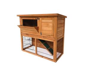 Wooden Rabbit Hutch - 92cm
