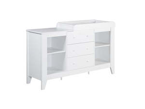 DS Wooden Nursery Change Table - White