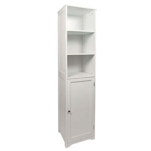 Bathroom Health Beauty: DS Bathroom Tower Cabinet - White
