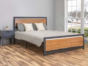 Bed Frames: Bivio Bed with MEM23 Mattress Combo - Queen