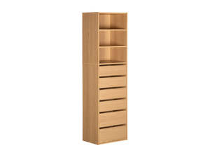 DS Mattone 3+6D Wardrobe Wood