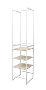 Delani Open Wardrobe with Shelves