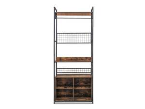 Wardrobes: Laina Garment Rack With Shelves