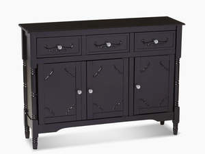 Wood Buffet Table with Drawers & Cabinets - 105 cm