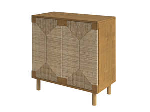 Storage Cabinets Bookshelves: Natus Braided 2 Door Cabinet