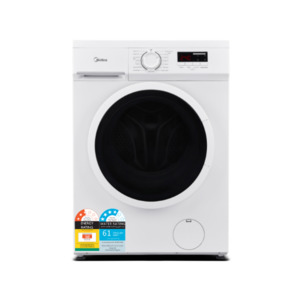 Laundry: Midea 6KG Front Loader Washing Machine MFE60-JU1212/C31E-AU(25)