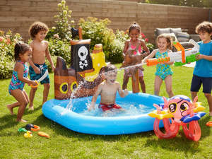 Bestway: Bestway Kids Wading Pool 52211 + ZURU X-Shot Water Fast-Fill S1 Small Motor Soak