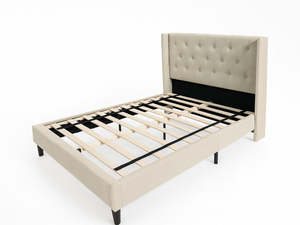 Cordelia Bed Frame Beige - Double