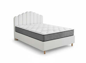 Best Sellers 1: Shelley Boucle Bed Frame & FIRM23 Mattress - Queen