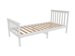 Bed Frames: New Hampshire Bed Frame Single White