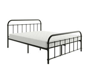 Zyber Test Discounted: Darcy Metal Bed Frame Black & Bon21 Mattress - Queen