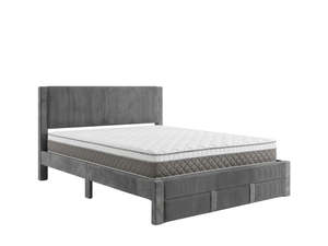 Zyber Test Discounted: Rae Bed Frame With Drawer & MEM 23 cm Mattress - King