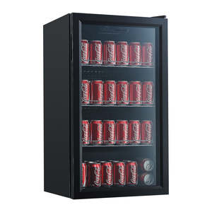 T Parmco 85L Beverage Cooler, Black