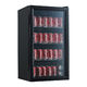 T Parmco 85L Beverage Cooler, Black