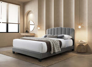 Pre Order: DS Innogen Bed Frame Grey - King